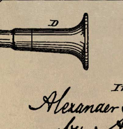 Miniatura: Telefone de Bell Patente datada de 1881