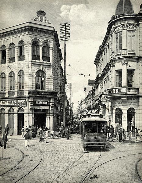Largo de S. Bento em S. Paulo Fotografia de 1902