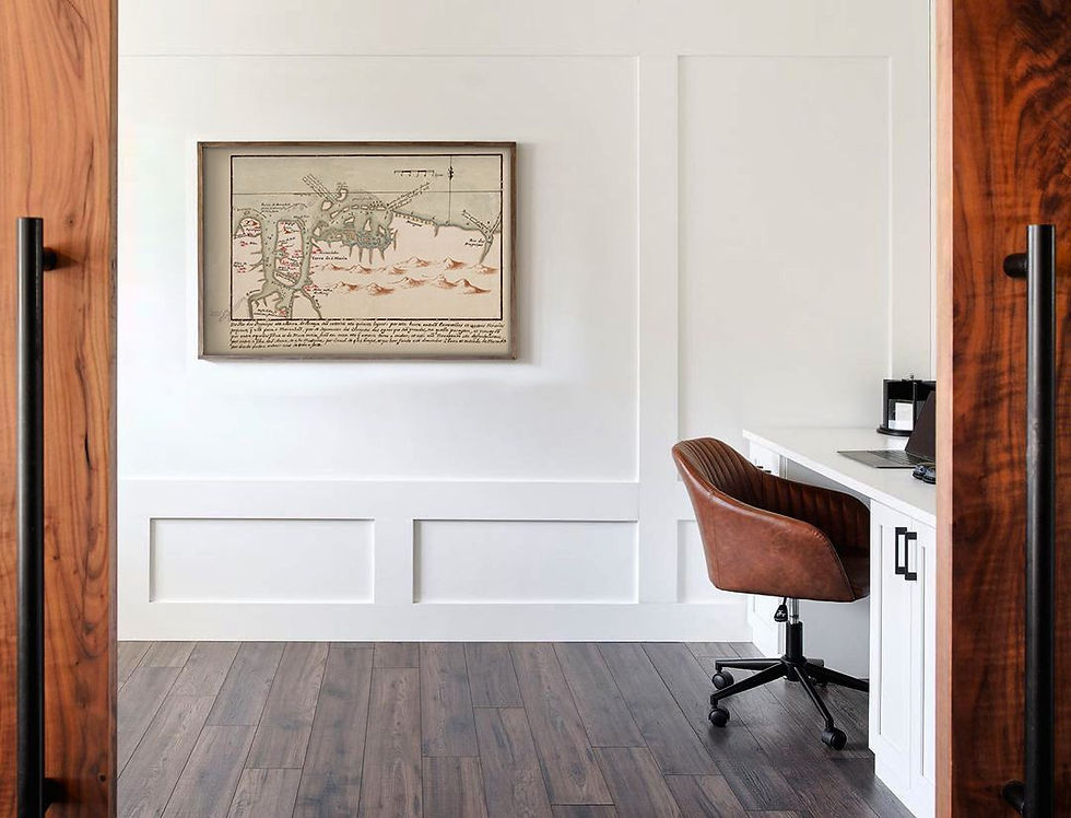 Miniatura: Carta manuscrita de marear da costa do Maranhão datada de 1640