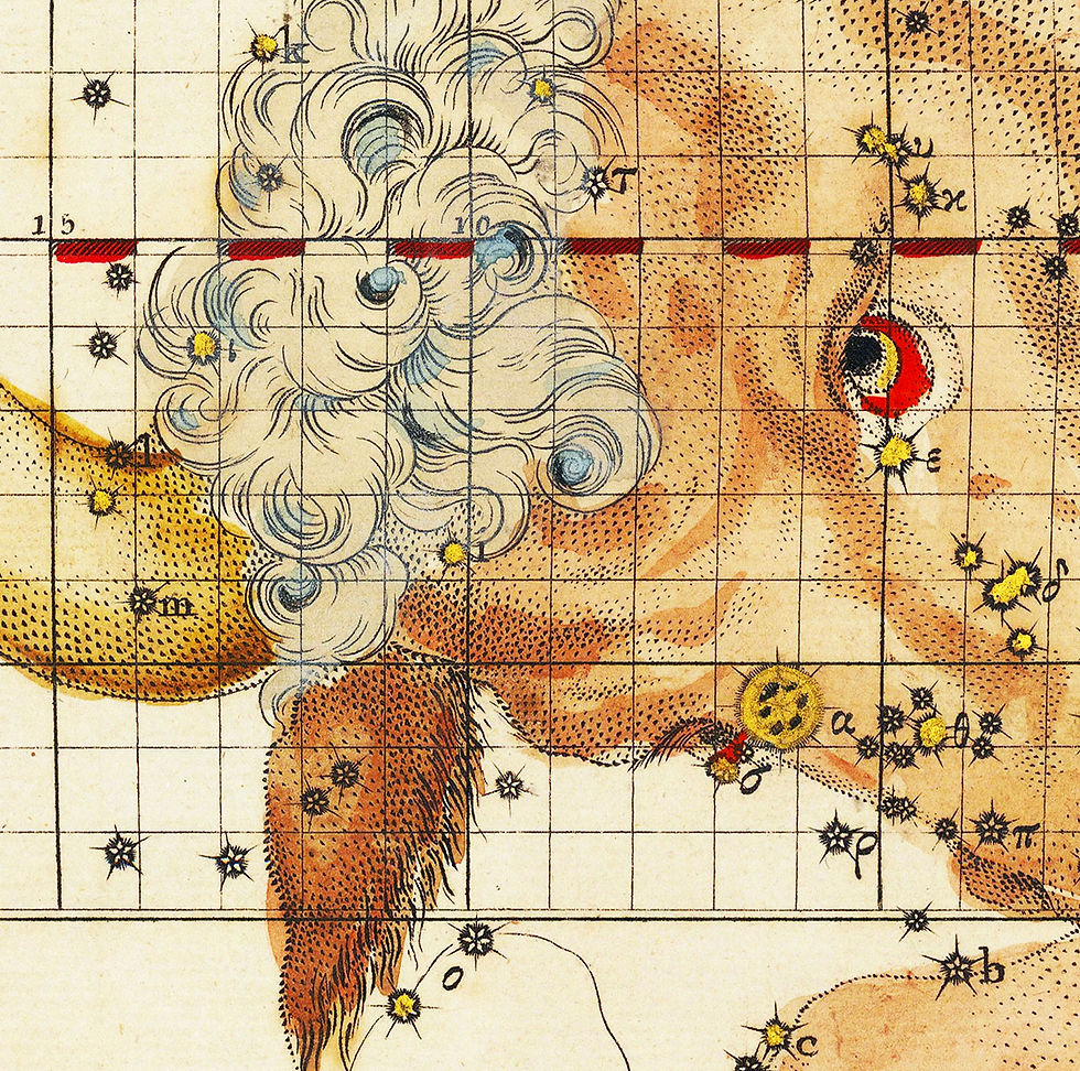 Miniatura: Signo do Zodíaco - TOURO - Rara e exclusiva Ilustração datada de 1731