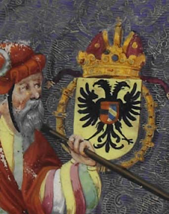 Miniatura: Pintura de procissão  (Carnaval) triunfal de Maximiliano I datada de 1515