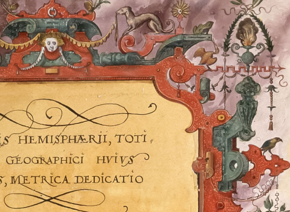 Miniatura: Primeira imagem do globo terrestre datada de 1592