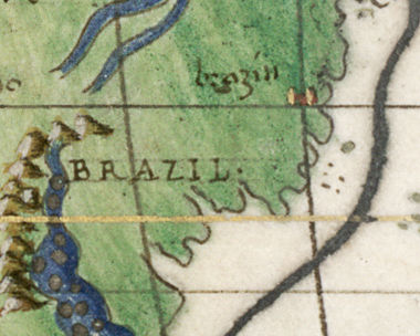 Miniatura: Mapa mundo com os ventos datado de 1544