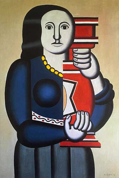 Mulher com vaso de Fernand Leger