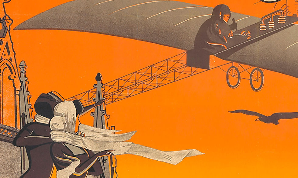 Miniatura: Raro poster do inicio da aviação de 1910
