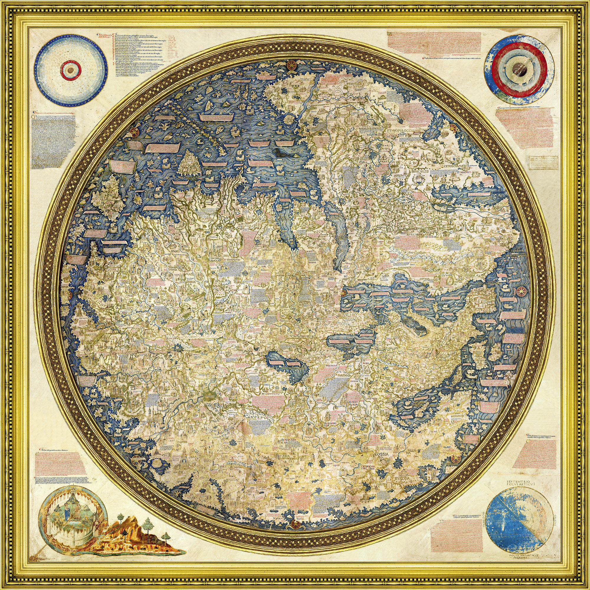 O incrível Mapa do Mundo que em 1457 deu inicio a um novo mundo