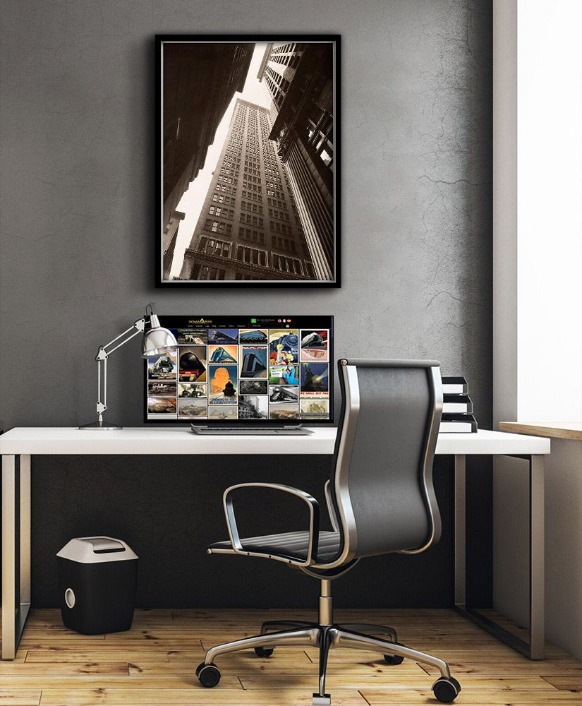 Miniatura: Fotografia de arranha céus na Broadway em 1936