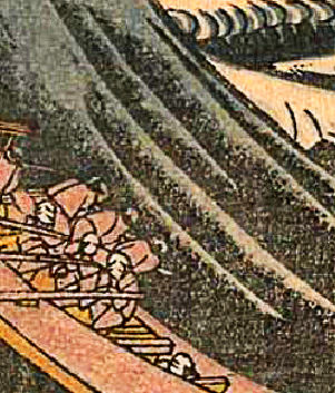 Miniatura: A grande Onda de Kanagawa versão de 1805 por Katsushika Hokusai
