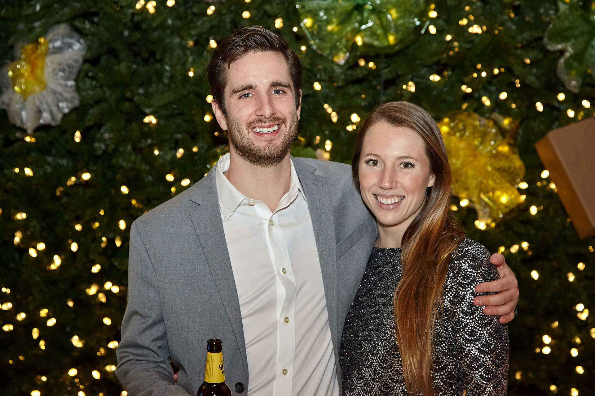 Mock-gambling at casino-themed corporate holiday party.