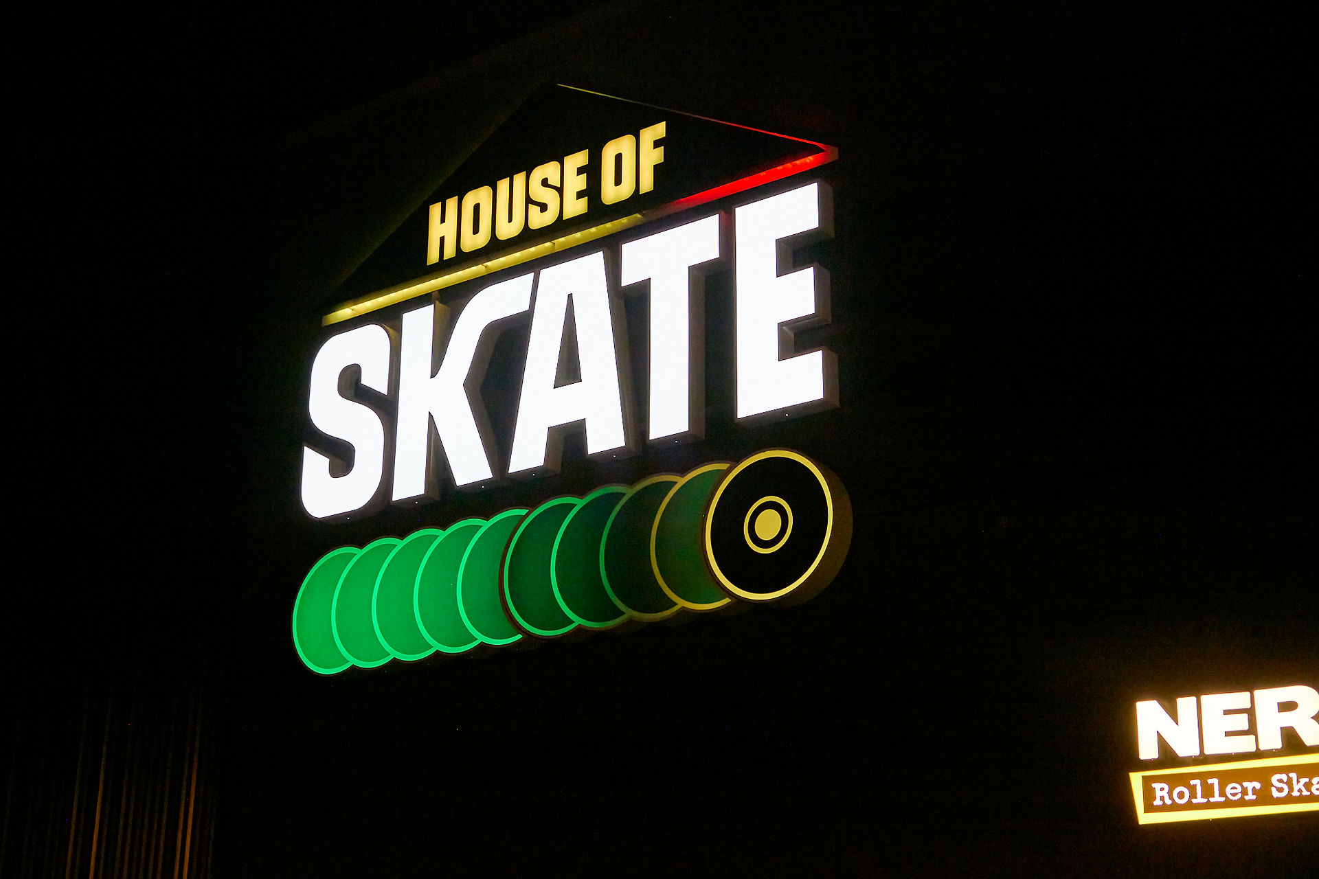 The sign outdoors for House of Skate in Calgary
