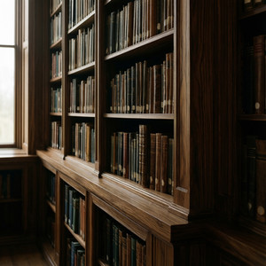 Custom Walnut Library