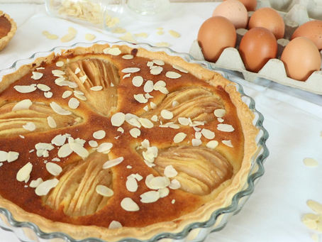 Tarte amandine aux poires