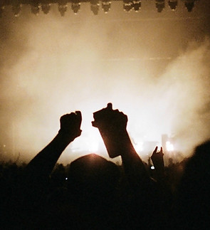 Concert Crowd Silhouette