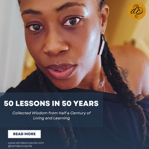 50 Lessons in 50 Years
