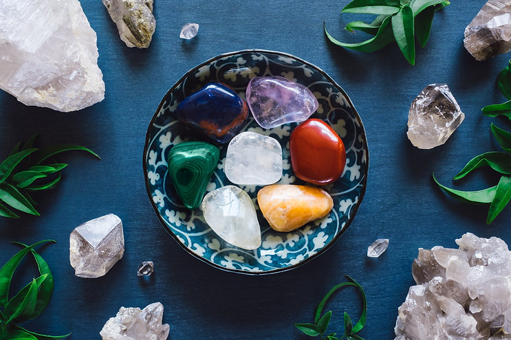 Reiki charged crystals from Good Vibes Hawaii.