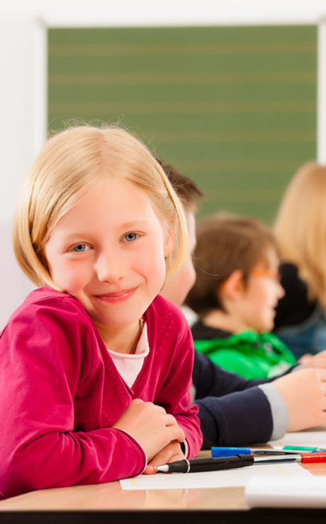 Blond Student