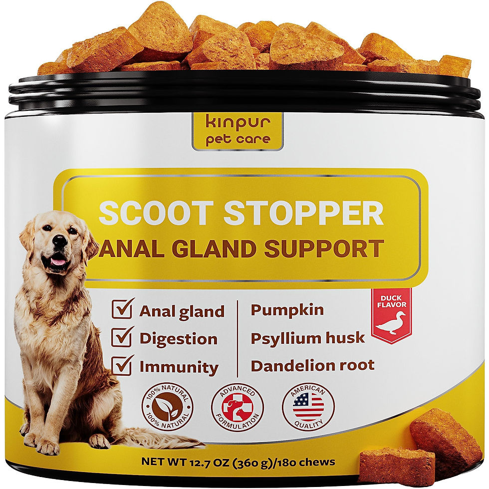 Thumbnail: Scoot Stopper Soft Chews   Fiber for Dogs   Dog Anal Gland and Digestion Support