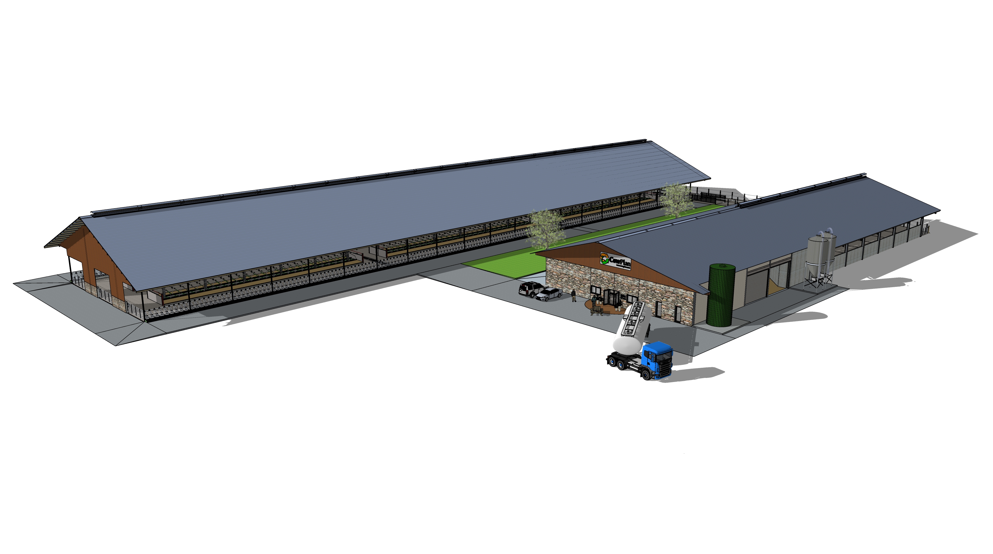 Beckside Dairy - 3D model