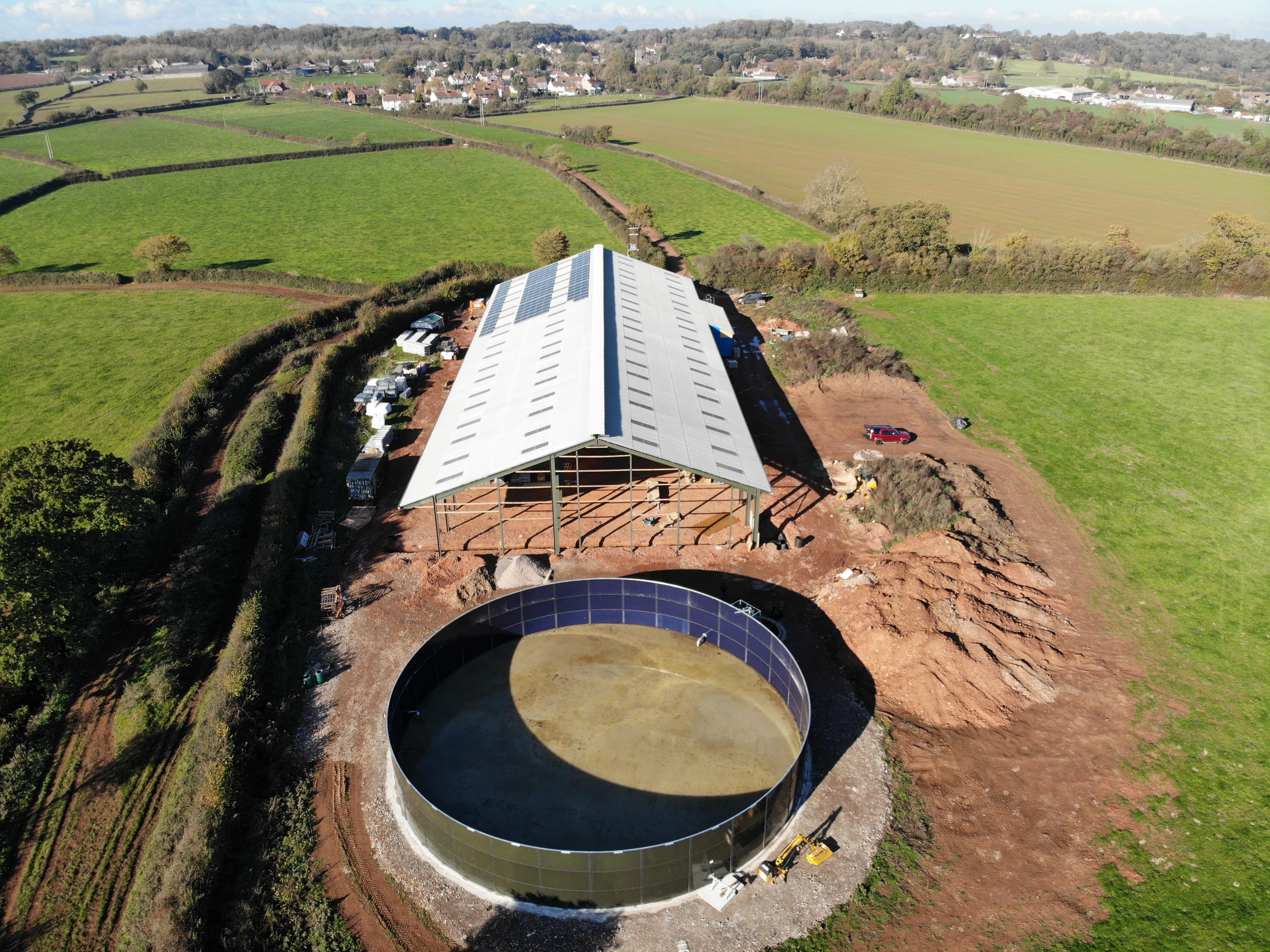 New dairy under construction