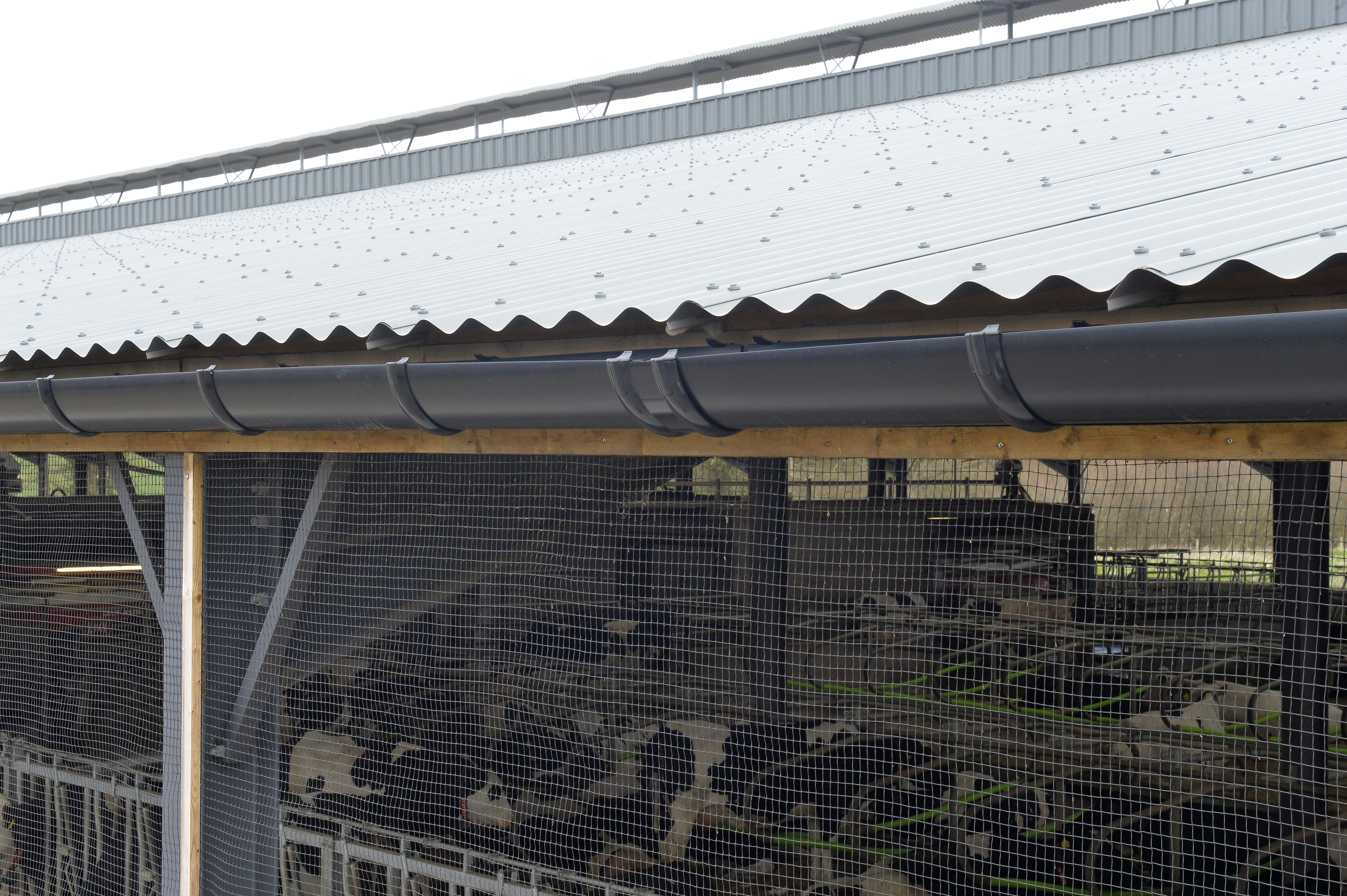 Close up of Knott Oak Dairy robot unit