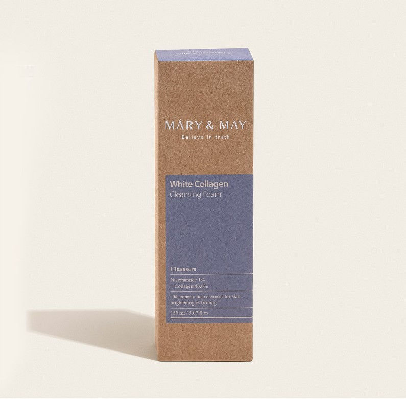 Miniature : MARY & MAY - Mousse Nettoyante au Collagène Blanc