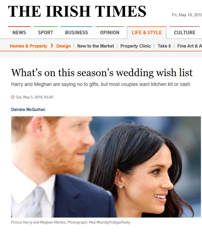 What’s on this season’s wedding wish list?  Copper Fish Studio!