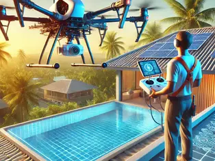 Le drone peut-il endommager ma toiture, façade ou mes panneaux solaires ? 🚁❌ - Sécurité Nettoyage.