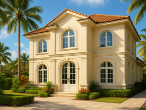 Patrimoine bien entretenu en Guadeloupe