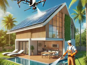 Toiture, façade, panneaux solaires : comment optimiser leur nettoyage en milieu tropical ?
