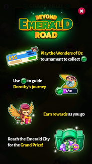 Info popup for a new game mode in Bingo Cash