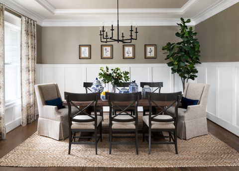 Open dining room