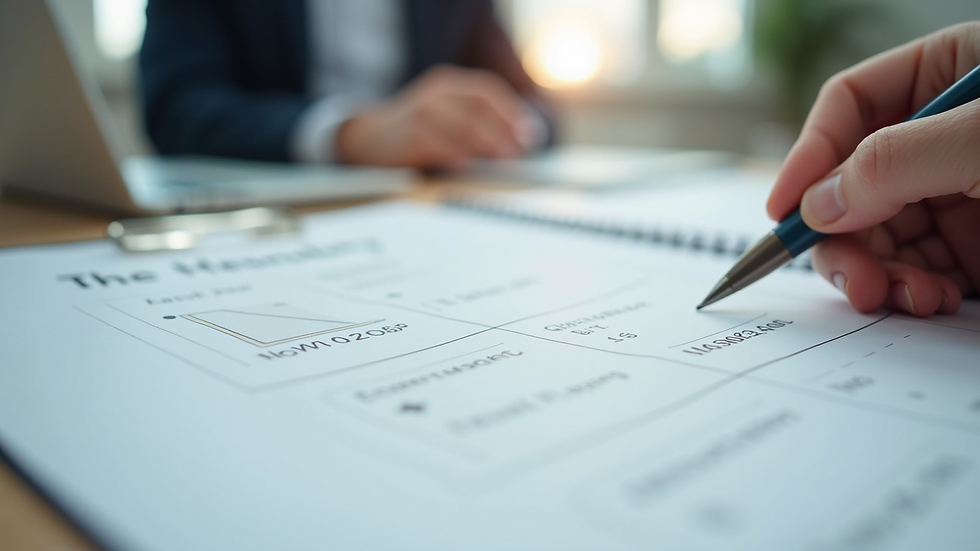 Close-up view of event planning checklist and calendar
