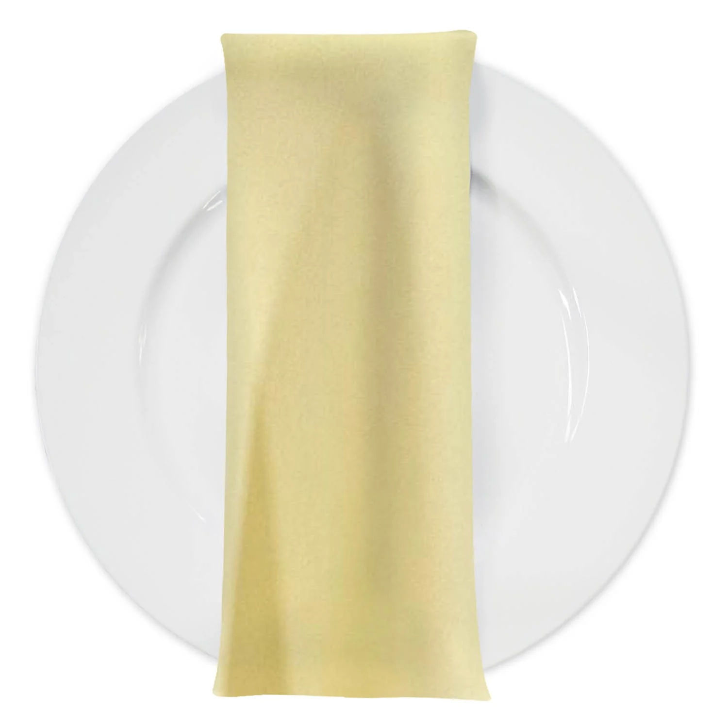 Buttery Yellow Premium Poly Table Napkin