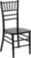 Black Chiavari chair for rent