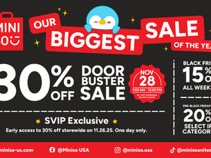 MINISO Black Friday 2025: Early Deals, Doorbusters, and Exclusive Member Offers