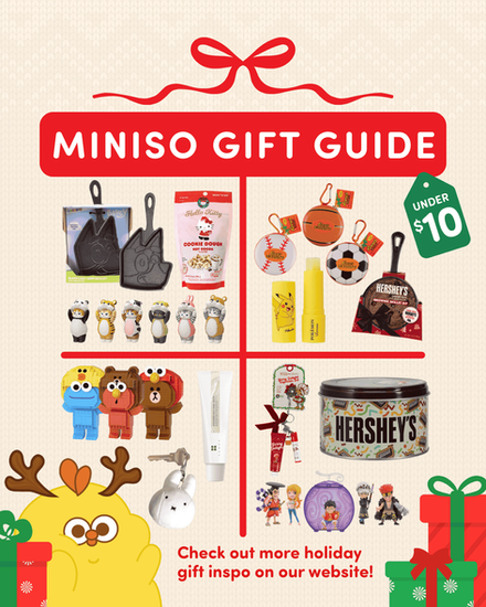 MINISO Gift Guide For Under $10