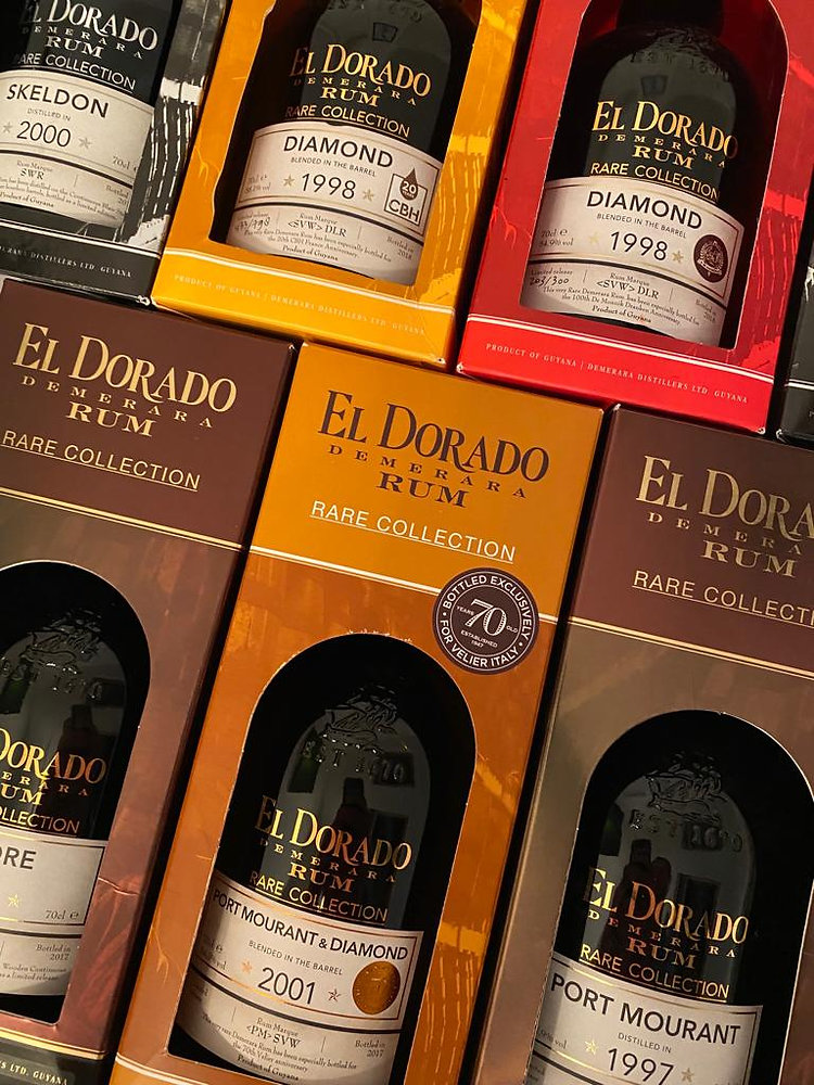 El Dorado Rare Collection side-by-side tasting El Dorado Rare Collection side-by-side tasting