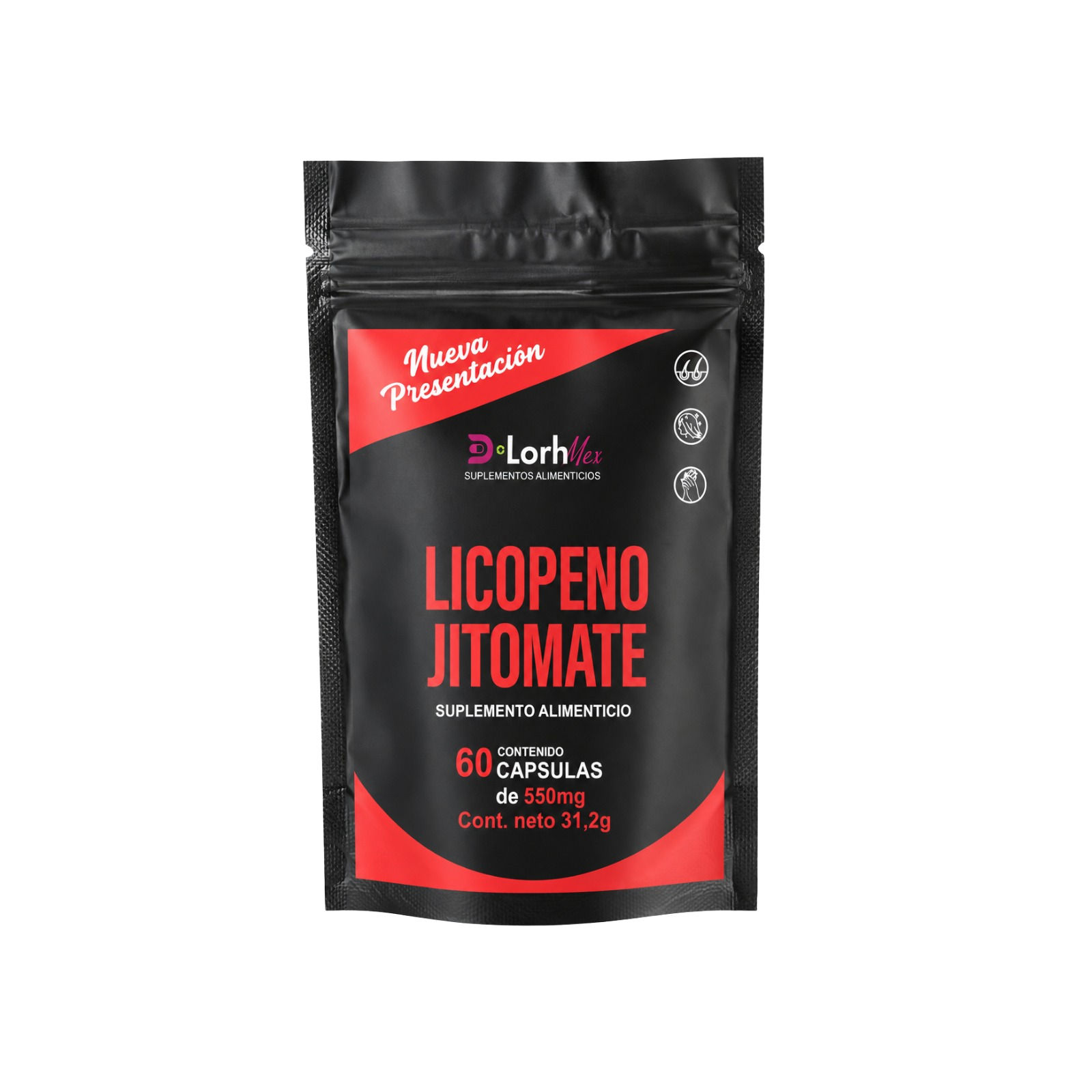 CÁPSULAS DE LICOPENO (JITOMATE)
