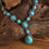 Thumbnail: Turquoise Teardrop Necklace