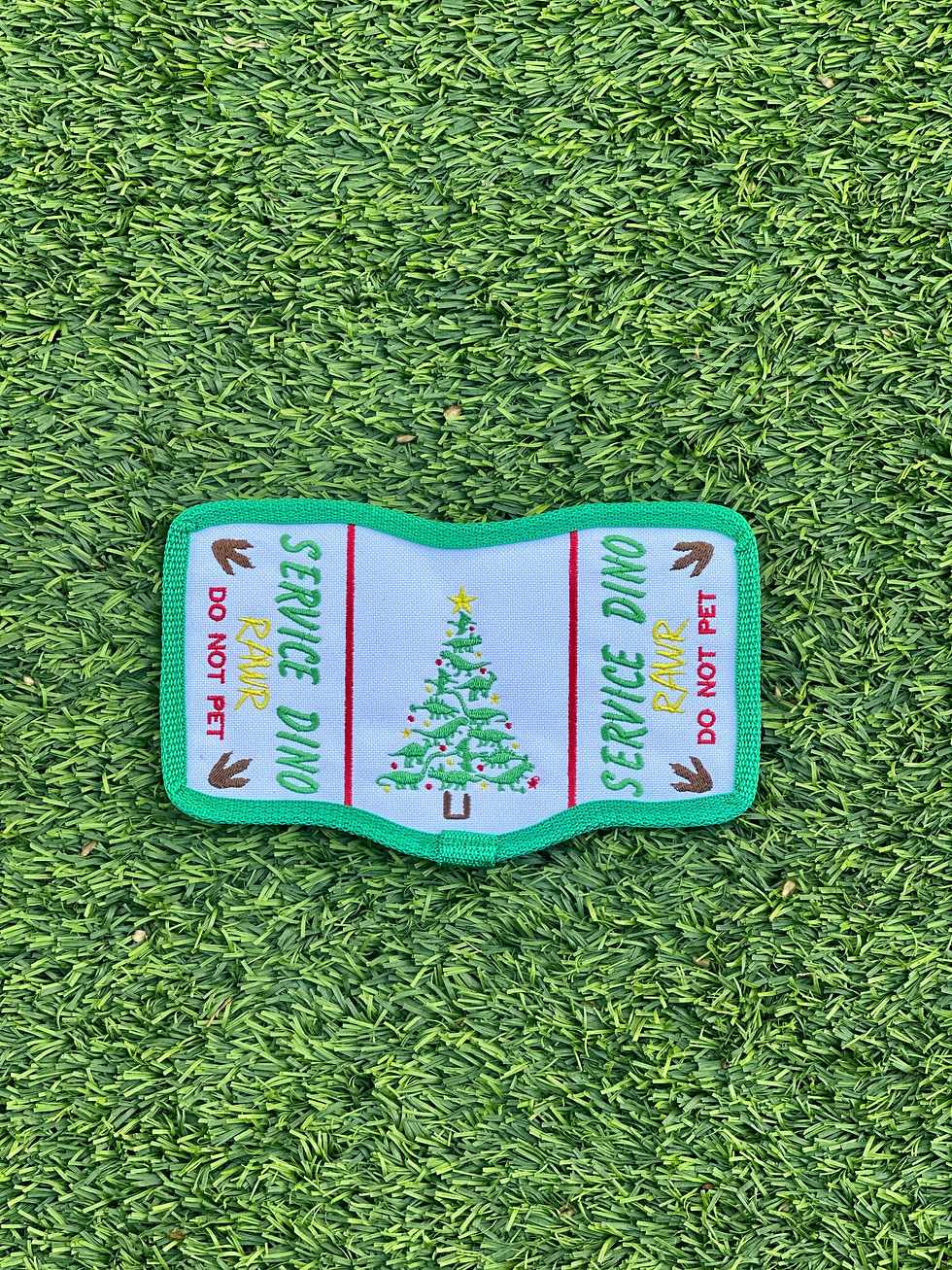 8” Christmas Dino (as pictured)