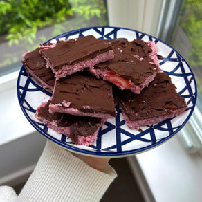 Strawberry-Coconut Squares