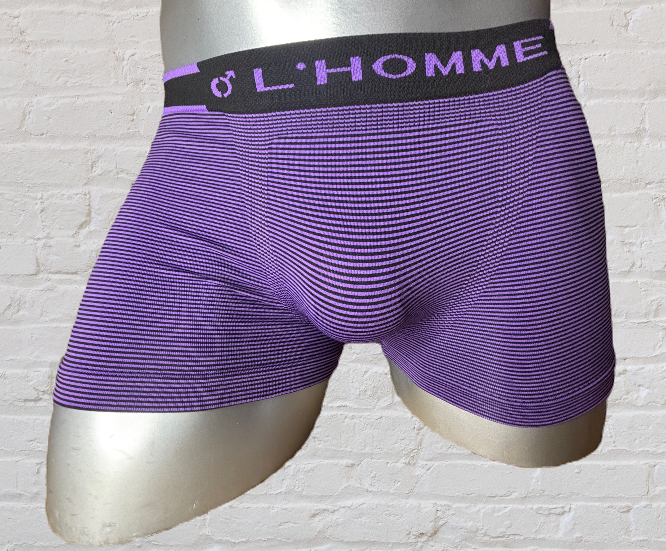 INDISPENSABLE Rayé Violet/Noir