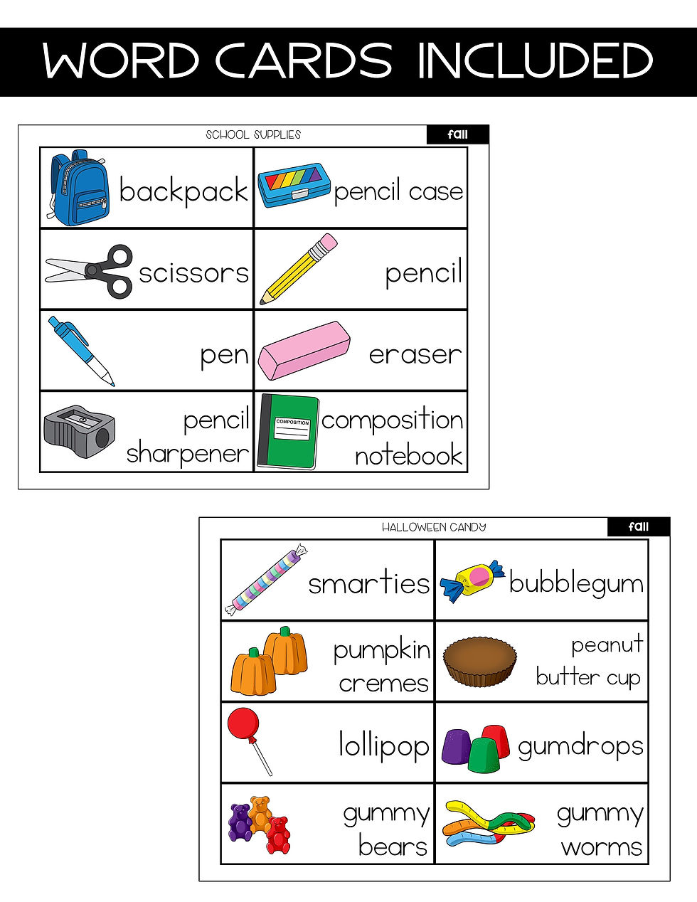 Thumbnail: Let's Write a List: Fall Topics