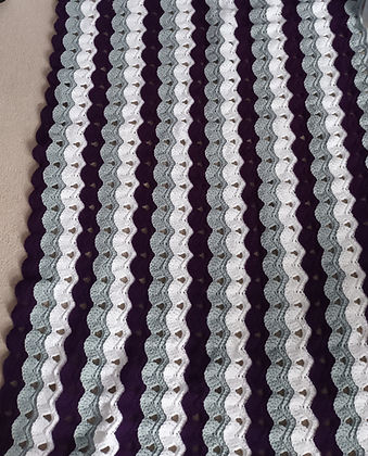 wrap in wave pattern 3 colours