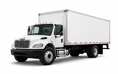 Camión furgón blanco Freightliner en estudio.png