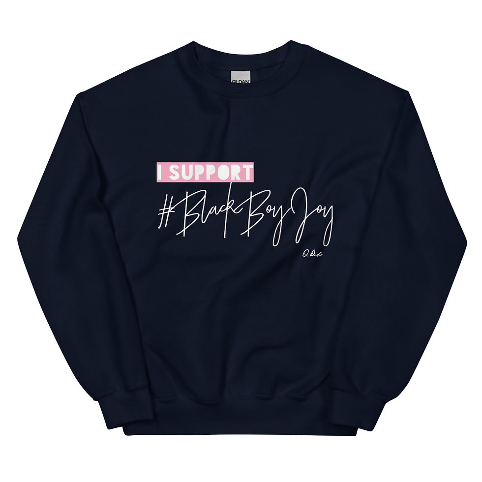 Thumbnail: I Support BlackBoyJoy® Unisex Sweatshirt