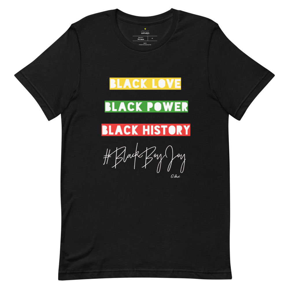 BlackBoyJoy® Black Love Short-sleeve Unisex T-shirt