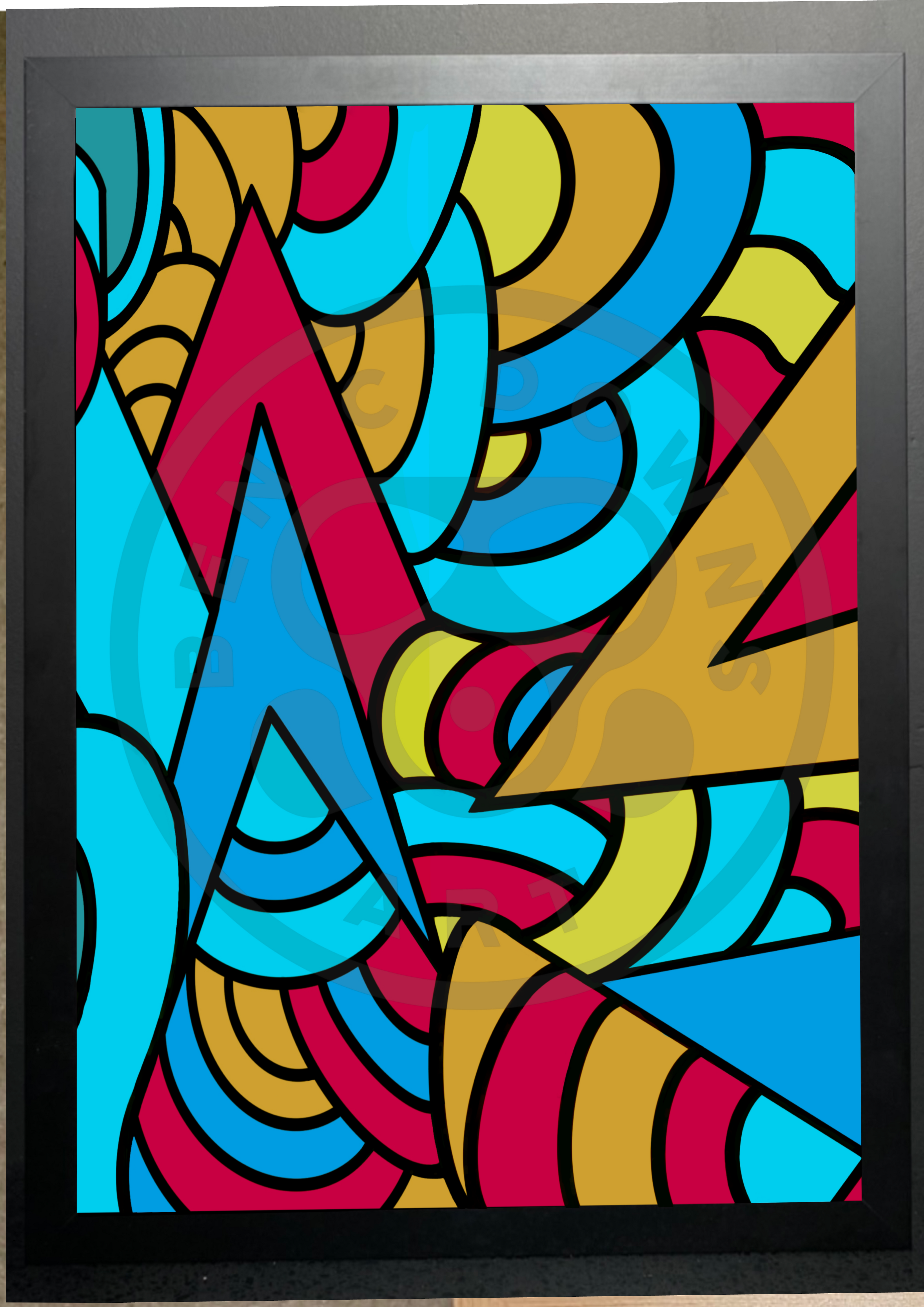 ABSTRACTIVE DIGITAL PRINT HAHNEMUHLE 