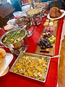 Celebrating Christmas  with a Feast at Bailey's Group Home