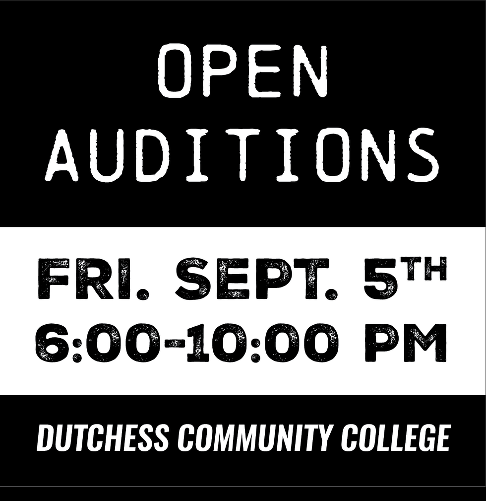OPEN AUDITIONS 09-05-2025